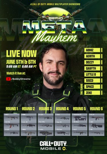 kayruuuu (@kayruuuoff) on Twitter photo It’s ON guys come support my team for the META mayhem tournament youtube.com/live/SYG8TnSEx… <a href="/RealBobbyPlays/">Bobby Plays</a> #CoDMobile #AMPd #PlayCODMobile #CODMMetaMayhem It’s ON guys come support my team for the META mayhem tournament youtube.com/live/SYG8TnSEx… <a href="/RealBobbyPlays/">Bobby Plays</a> #CoDMobile #AMPd #PlayCODMobile #CODMMetaMayhem