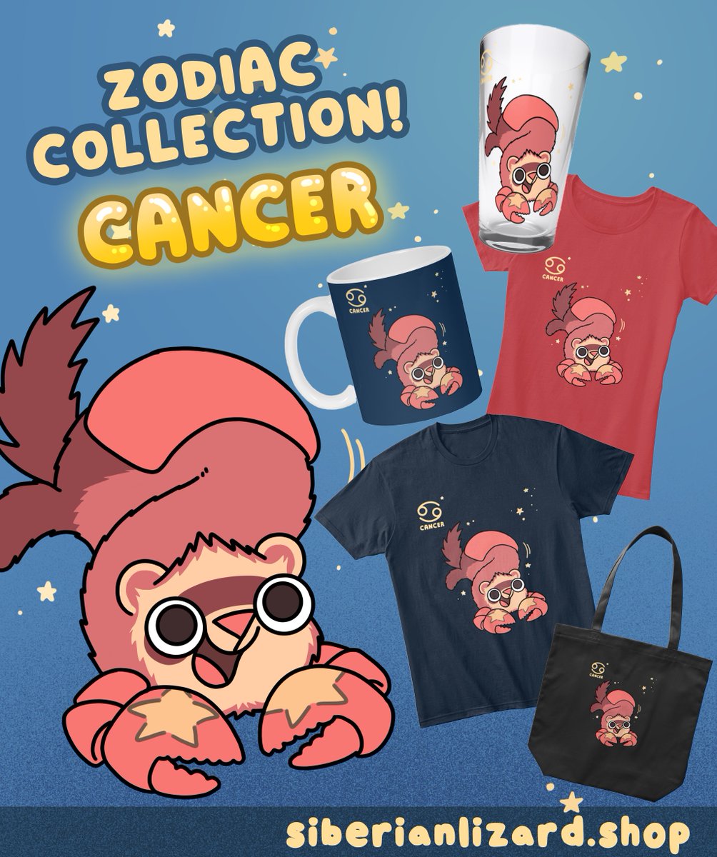 siberianlizard's tweet photo. Itβs Cancer season: moody, clingy, and emotionally devastating... but in a cute way. Get the shirt that cries in style β https://t.co/aTeHfo4thU
#WebcomicMerch #CancerSeason #ZodiacStyle #SmallBiz #IndieArtist #ComicMerch https://t.co/P64XeMINg9