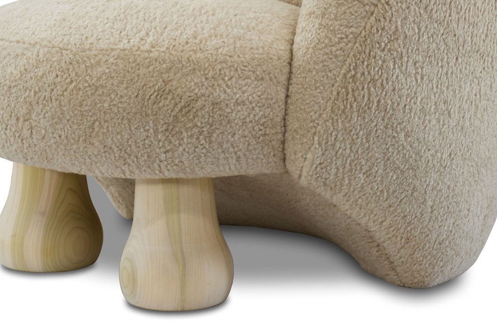 Not all heroes wear capes—some come with extra girth, curvy legs and fluffy upholstery. Say hello to Chuni :) Here to save your decor 🥰 #nathananthonyfurniture
