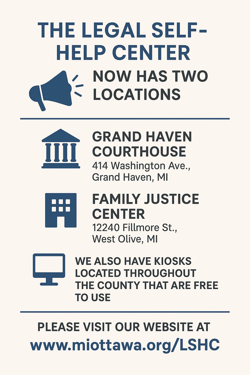 20th Circuit & Ottawa County Probate Courts (@circuitprobate) on Twitter photo miottawa.org/courts/lshc/ miottawa.org/courts/lshc/