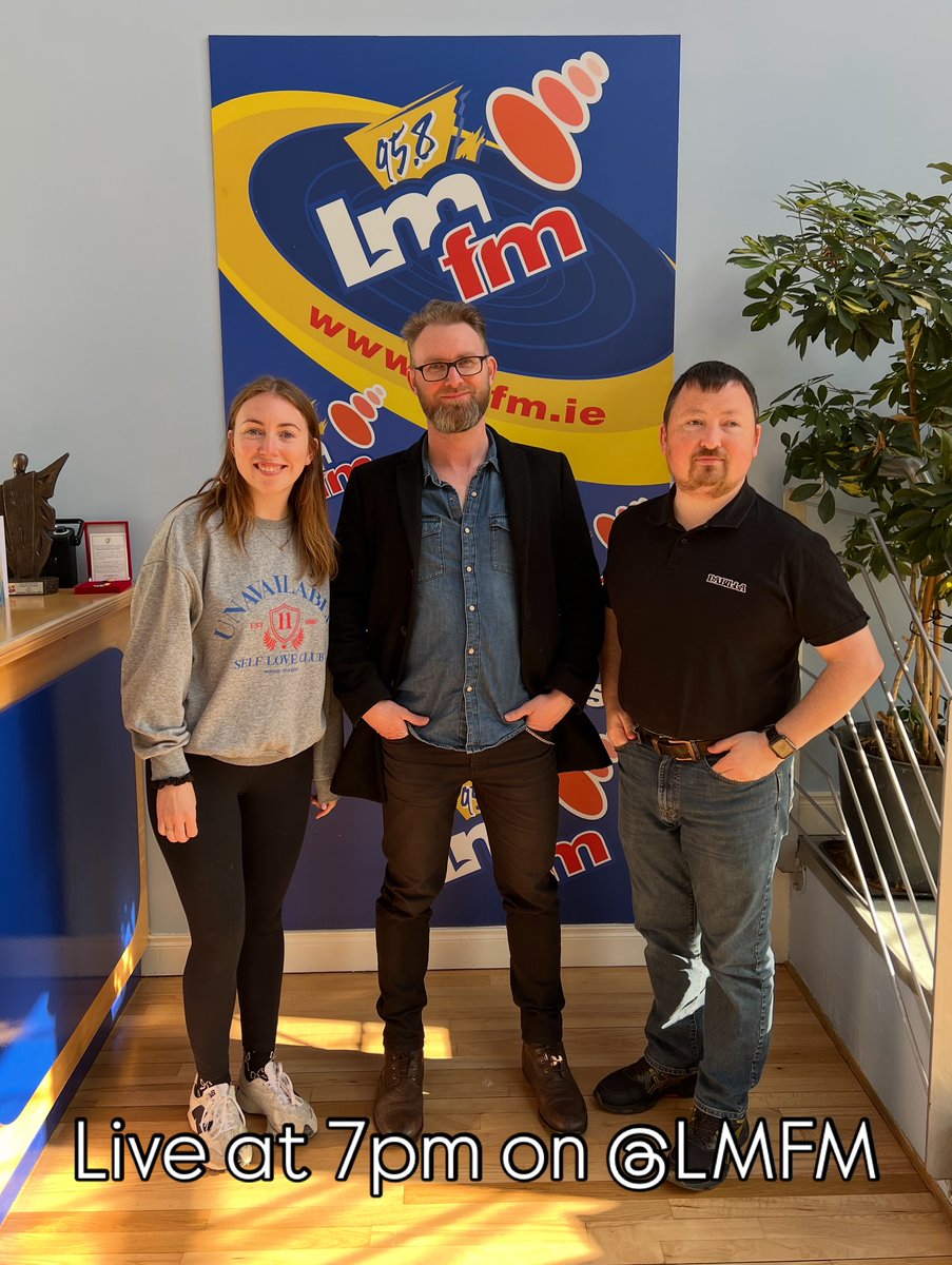 Huge thanks to Clare Regan at LMFM for having us on the show on Sunday evening!