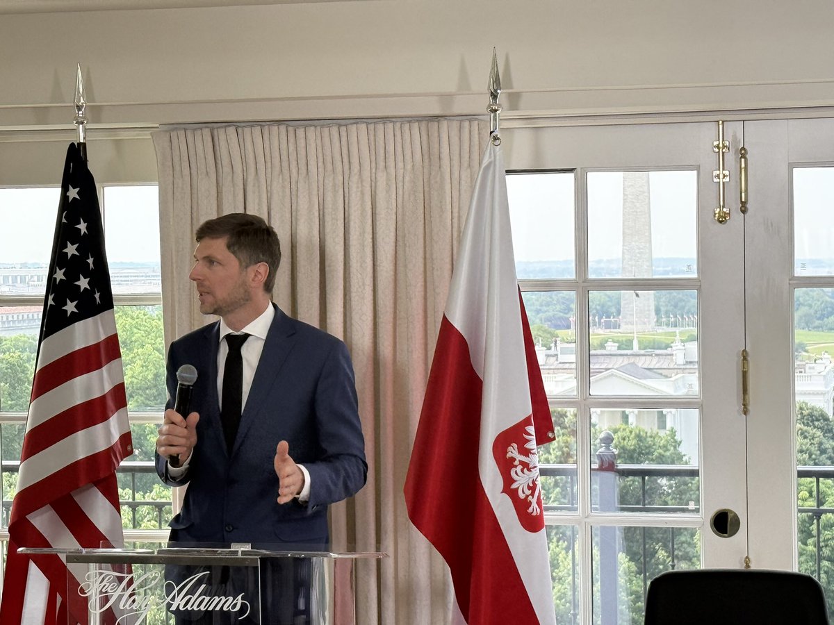 Director <a href="/JCwiekKarpowicz/">Jarosław Ćwiek-Karpowicz</a> opens the 🇵🇱-🇺🇸 Transatlantic Lookout Conference organized in the Washington, D.C. by <a href="/PISM_Poland/">PISM</a> <a href="/PISM_DC/">PISM_DC</a>