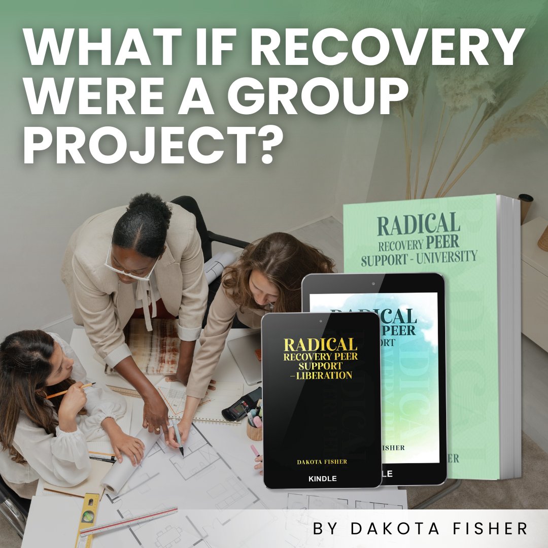 Recovery can feel overwhelming when we try to do it alone. 

Grab the Hardcover Versions Now:
 amazon.com/dp/1917281919
amazon.com/dp/1917306288
amazon.com/dp/1917281919

#DakotaFisher #RadicalRecovery #Peer #PeerSupport #PeerSupportLiberation #PeerSupportUniversity #MentalHealth