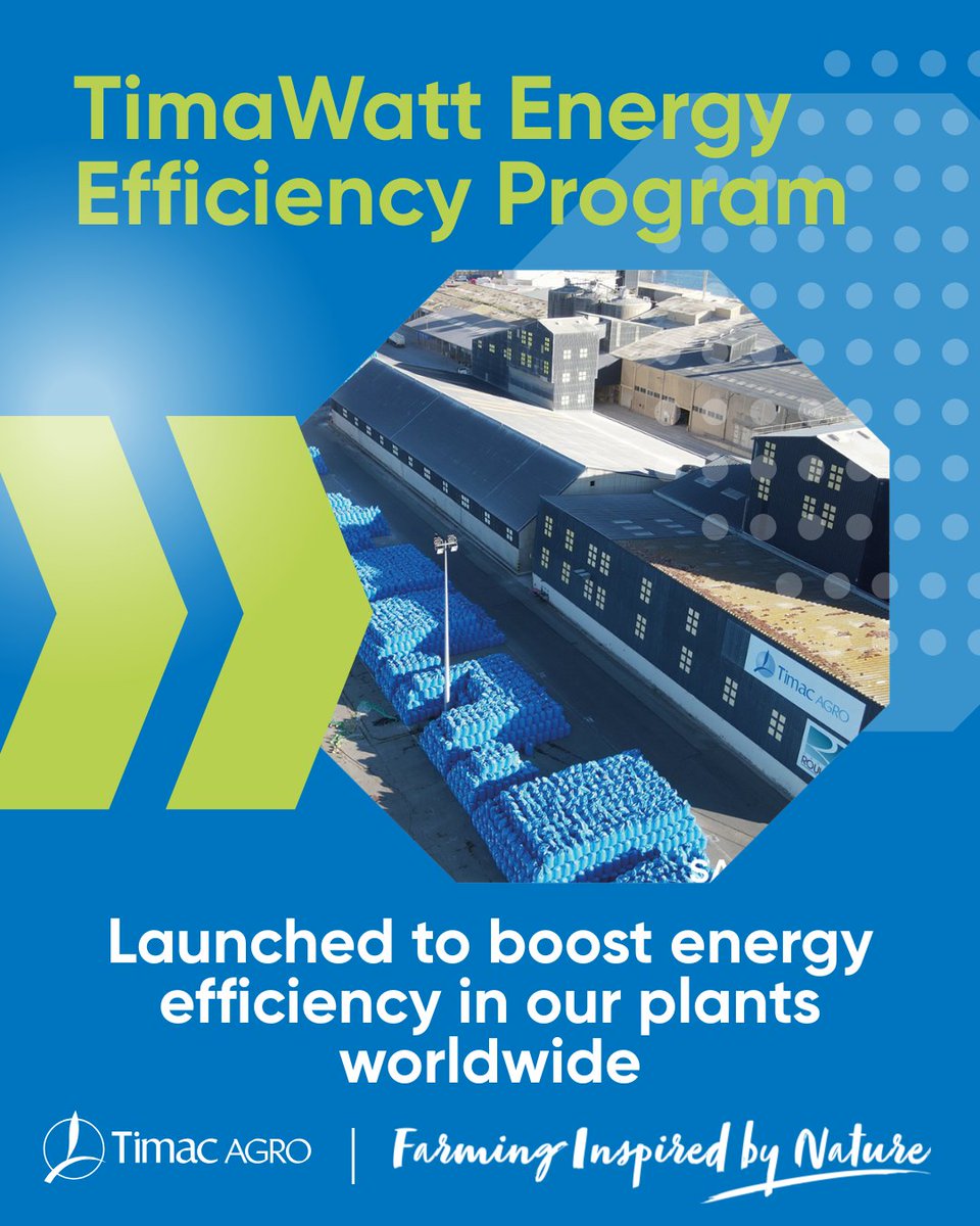 At TIMAC AGRO, farming is inspired by nature and committed to the planet. From solar panels in Belgium to our global TimaWatt program, we're taking real steps to cut emissions and protect the future of ag.
Every action counts. 

#WorldEnvironmentDay #FarmingInspiredByNature