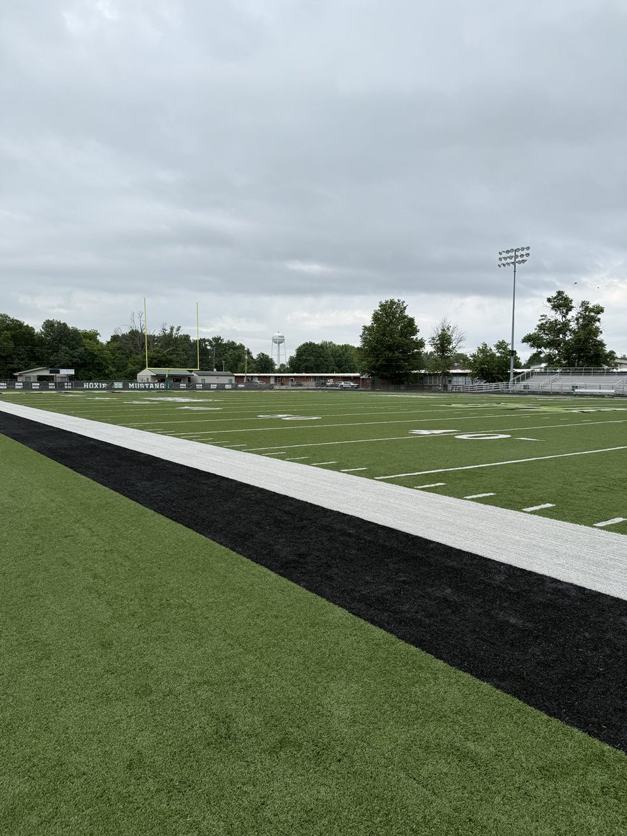 Great job by athletic surfaces plus cleaning and prepping the field for 17th Annual Happy Egg Beast of the East 7 on 7 tournament.