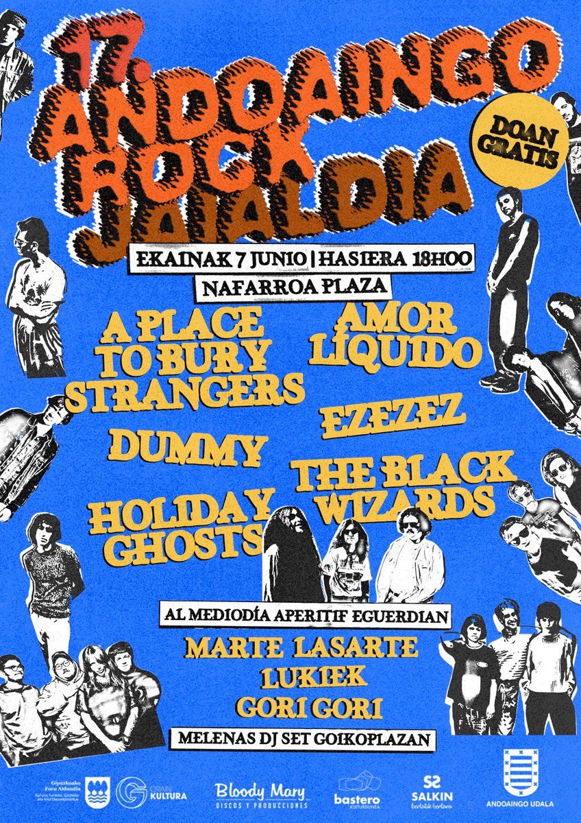 🚨🚨🚨Pena handiz esan behar dizuegu RUKULA ezin izango dela larunbat honetan Andoaingo Rock Jaialdian egon 😭😭 Bainnnnnnnna.... zorionez 🥹🤩 <a href="/Lukiektaldea/">Lukiek</a> 😎🥰 izango dutu, "Lukiek # 3" disko berria aurkezten. Jaialdia 12:00etan Zumea Plazan hasiko da. Han ikusiko dugu elkar!!