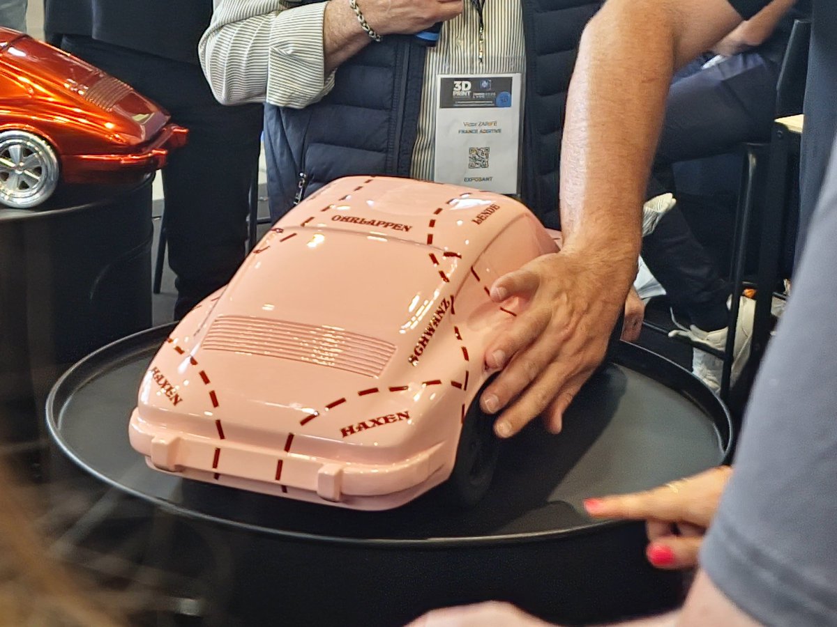 VOLUMIC 3D (@volumic3d) on Twitter photo Les courbes emblématiques des Porsche 911 ont été reproduites avec maitrise par LA FERME 3D © sur notre modèle d'imprimante 3D SH65.
📍 À découvrir sur le stand A14 – <a href="/salon_3DPRINT/">3D PRINT Congress & Exhibition</a> Lyon
#Impression3D #DesignIndustriel #Volumic #FabricationAdditive #3DPrintLyon Les courbes emblématiques des Porsche 911 ont été reproduites avec maitrise par LA FERME 3D © sur notre modèle d'imprimante 3D SH65.
📍 À découvrir sur le stand A14 – <a href="/salon_3DPRINT/">3D PRINT Congress & Exhibition</a> Lyon
#Impression3D #DesignIndustriel #Volumic #FabricationAdditive #3DPrintLyon