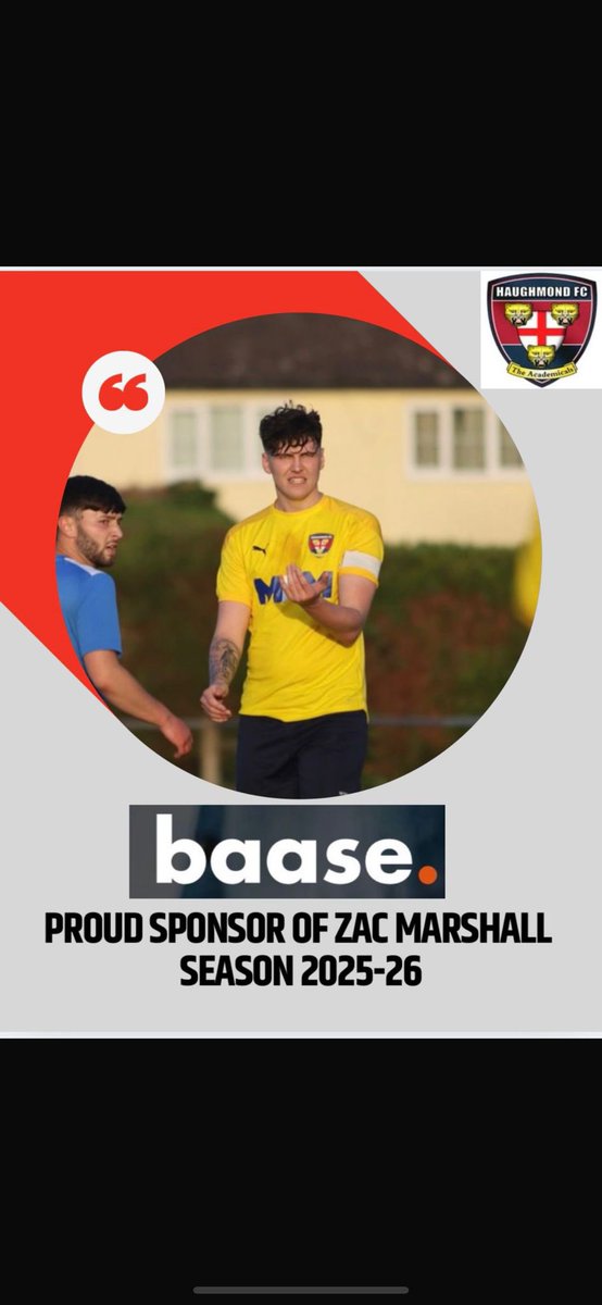 Sponsorships are now flowing with Captain Zac Marhsall being sponsored by Baase 🤝

#mond
