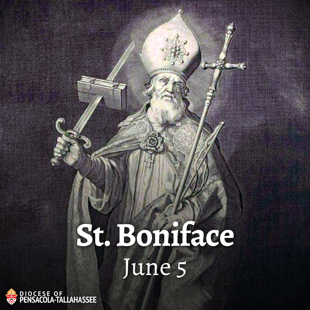 Today is the feast of St. Boniface, a seventh century monk known for his remarkable ability to understand and use the local customs and culture of the day to bring people to Christ.

St. Boniface, thank you for your courage and determination! Please, pray for us! #PTDiocese
