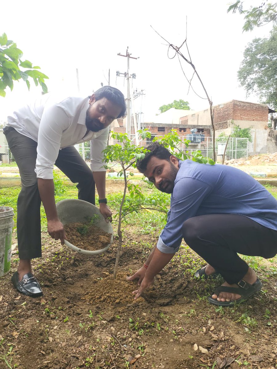Haritha_Sena's tweet photo. ప్రపంచ పర్యావరణ దినోత్సవం సందర్బంగా గ్రీన్ ఇండియా ఛాలెంజ్ వ్యవస్థాపకులు గౌరవ శ్రీ @SantoshKumarBRS గారి, హరితసేన రాష్ట్ర కో-ఆర్డినేటర్ భోజనారాయణ గారి ఆదేశనుసరం మొక్కలు నాటిన నిజామాబాద్ జిల్లా హరితసేన అధ్యక్షులు సాంబార్ శ్రీకాంత్ గారు, నిజామాబాద్ అర్బన్ నియోజకవర్గ ఇంచార్జ్ సలంధ్ర విజయభాస్కర్  గారు. ఆదేశనుసారం 
#GreenIndiaChallenge #harithasena #haritha_sena
@BRSparty @RaghavBRS