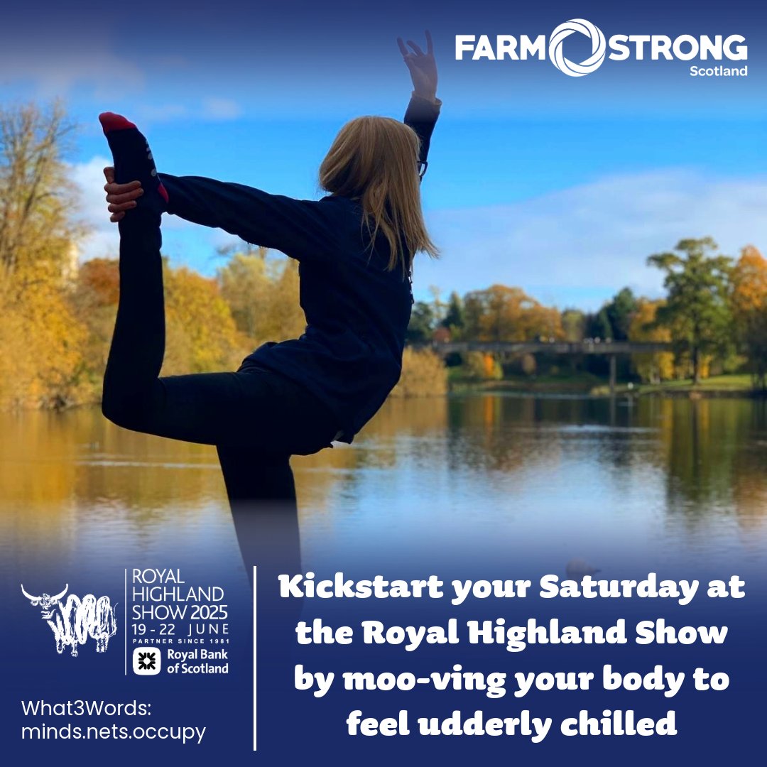 Yoga at @RHS? Yes, really! Trade chasing livestock for gentle stretching with Lynsey Muir. 8am Saturday #RHS2025 at our stand - equipment-free &amp; stress-free! 🧘‍♀️We will finish the session with a light breakfast!
