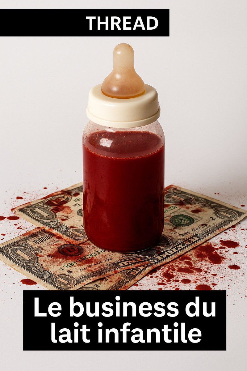 KasprzykRemi's tweet photo. 🏴‍☠️ Chaque année, un empire invisible engrange 55milliards de dollars en vendant aux mères la peur, la culpabilité et l’illusion du progrès.

Bienvenue dans le business le plus toxique du monde de la petite enfance.

Bienvenue dans le business du lait infantile🍼

🧶[THREAD](1/22) https://t.co/AsHQpEJiky