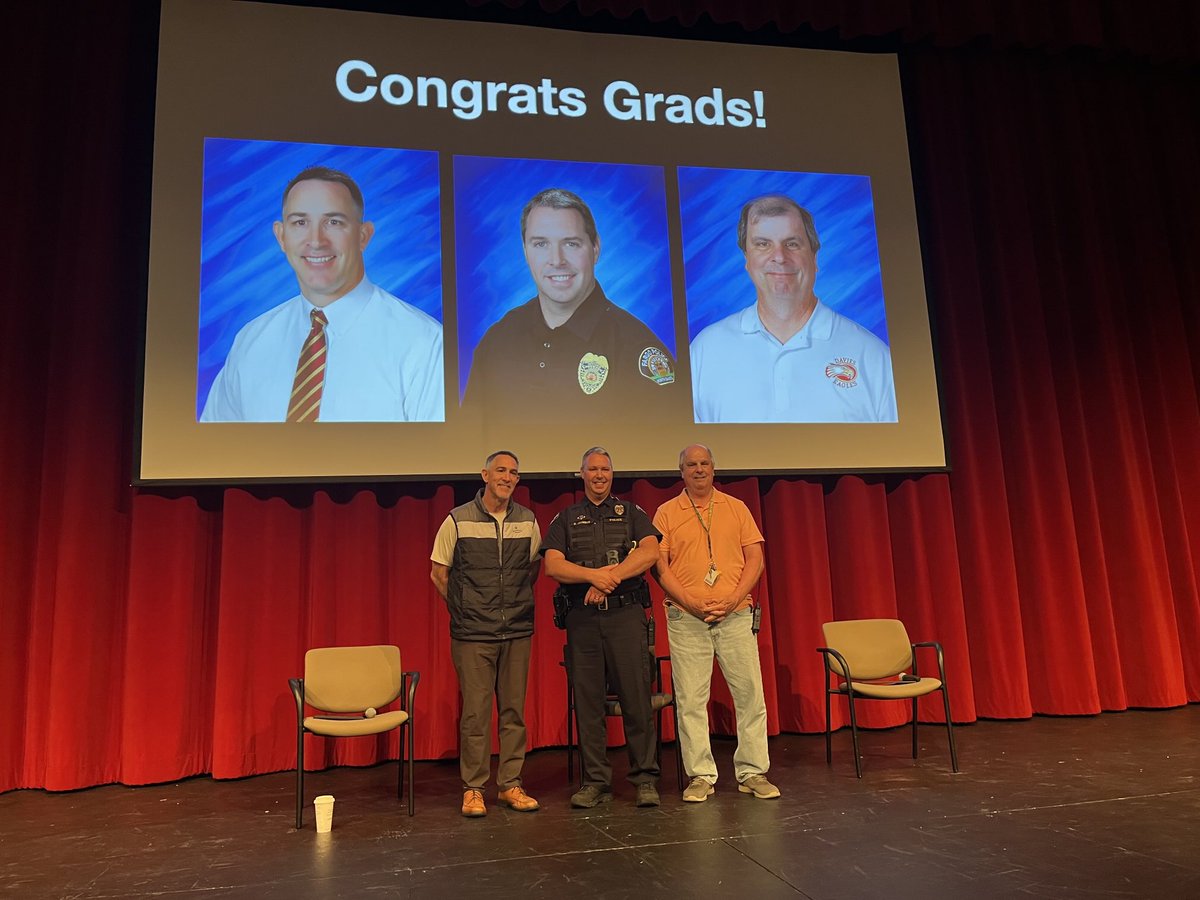 Celebrating 3 Davies individuals that will be leaving us at the end of the school year. Your work here is greatly appreciated and we wish you the best. Thank you for all you have done to make Davies a great place.