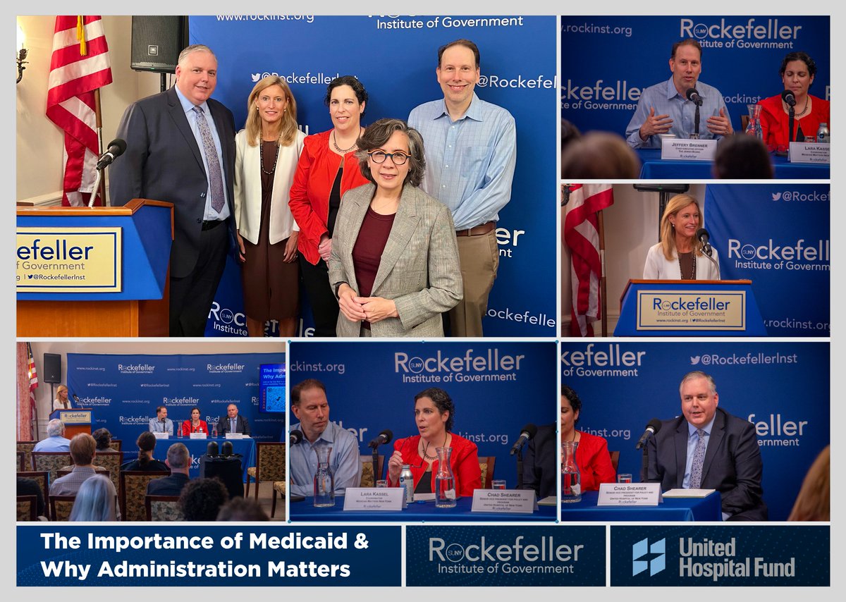 Rockefeller Institute (@rockefellerinst) on Twitter photo Grateful to all of our panelists and our partner on this series on Medicaid administration <a href="/UnitedHospFund/">United Hospital Fund</a> for a wonderful event yesterday. Grateful to all of our panelists and our partner on this series on Medicaid administration <a href="/UnitedHospFund/">United Hospital Fund</a> for a wonderful event yesterday.