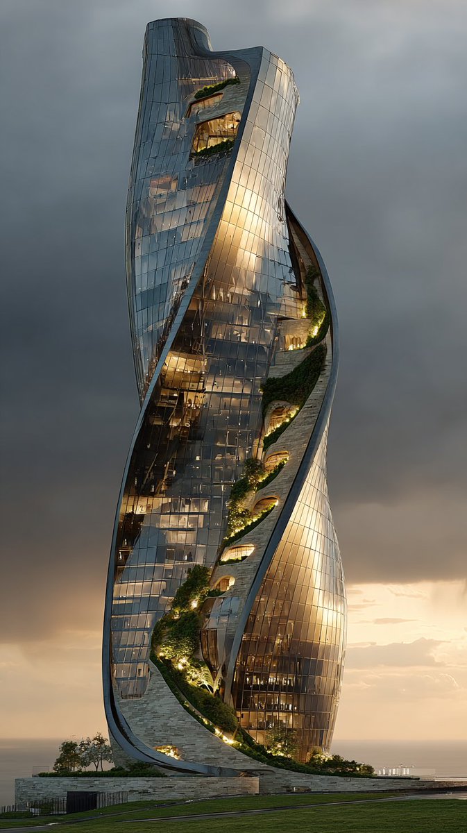 MastersNitish's tweet image. Can a building twist like a vine and breathe like a forest?
#VerticalUrbanism #ArchitectureAI #midjourneyai #GreenFutureDesign
