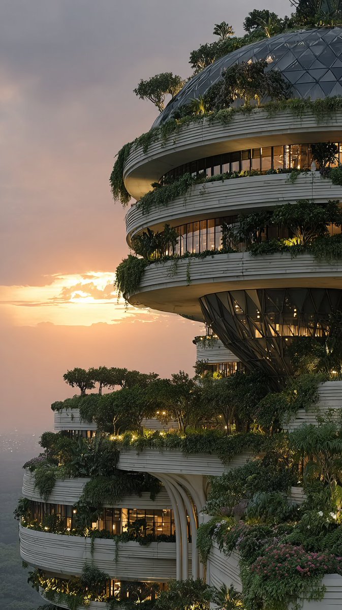 MastersNitish's tweet image. Can a building twist like a vine and breathe like a forest?
#VerticalUrbanism #ArchitectureAI #midjourneyai #GreenFutureDesign
