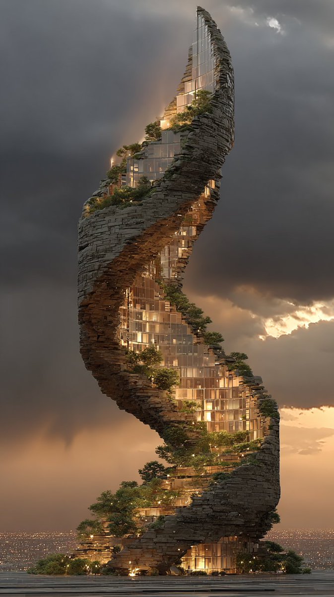 MastersNitish's tweet image. Can a building twist like a vine and breathe like a forest?
#VerticalUrbanism #ArchitectureAI #midjourneyai #GreenFutureDesign