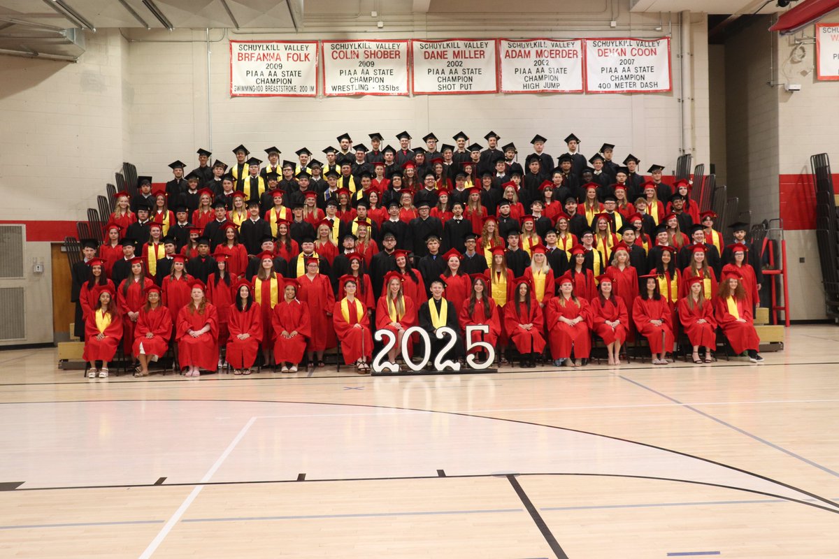 Congratulations to the Class of 2025! Commencement will be held in Panther Stadium tonight at 6:30 PM. Tickets are required. The ceremony will be livestreamed on our YouTube channel: youtube.com/@schuylkillval…
#PantherPride