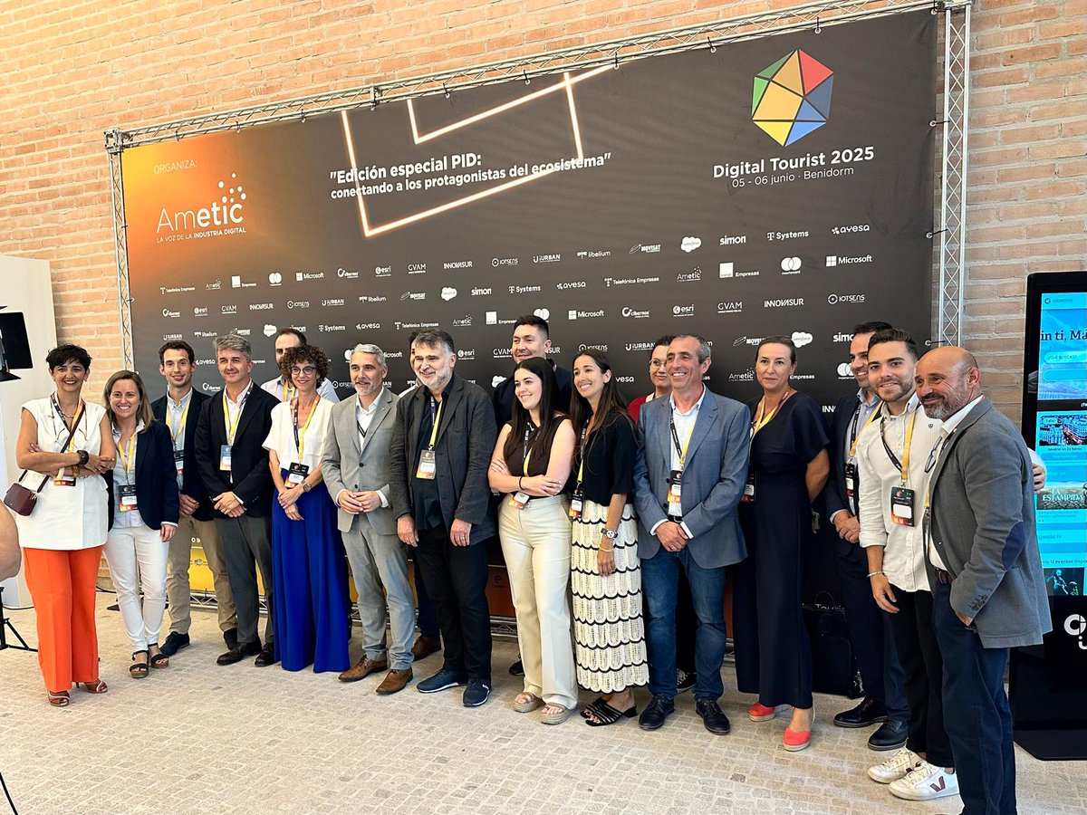 ADESTIC (@adestic1) on Twitter photo Foto de equipo junto a José Manuel Camarero, director general de Turismo, Olivia Estrella, directora de <a href="/GVAinvattur/">GVA INVAT•TUR</a>, y a nuestros socios <a href="/InteligenciaTur/">Inteligencia Turística</a> , <a href="/iotsens/">IoTsens</a>, <a href="/optimizadata/">OptimizaData</a>, <a href="/KalmasGestion/">Kalmas Gestión Empresarial</a>, Inturtec, Insyde y <a href="/deepsense_ia/">deepsense</a> #DigitalTourist2025 #DigitalTourist25 Foto de equipo junto a José Manuel Camarero, director general de Turismo, Olivia Estrella, directora de <a href="/GVAinvattur/">GVA INVAT•TUR</a>, y a nuestros socios <a href="/InteligenciaTur/">Inteligencia Turística</a> , <a href="/iotsens/">IoTsens</a>, <a href="/optimizadata/">OptimizaData</a>, <a href="/KalmasGestion/">Kalmas Gestión Empresarial</a>, Inturtec, Insyde y <a href="/deepsense_ia/">deepsense</a> #DigitalTourist2025 #DigitalTourist25