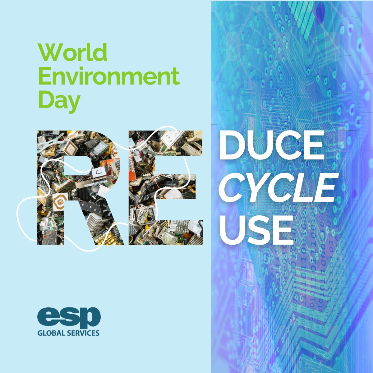 At ESP, we prioritise sustainable practices, and help our customers cut waste and boost sustainability with smarter asset lifecycle management, energy-efficient hardware rollouts, and intelligent IT support that reduces unnecessary replacements.
#WorldEnvironmentDay