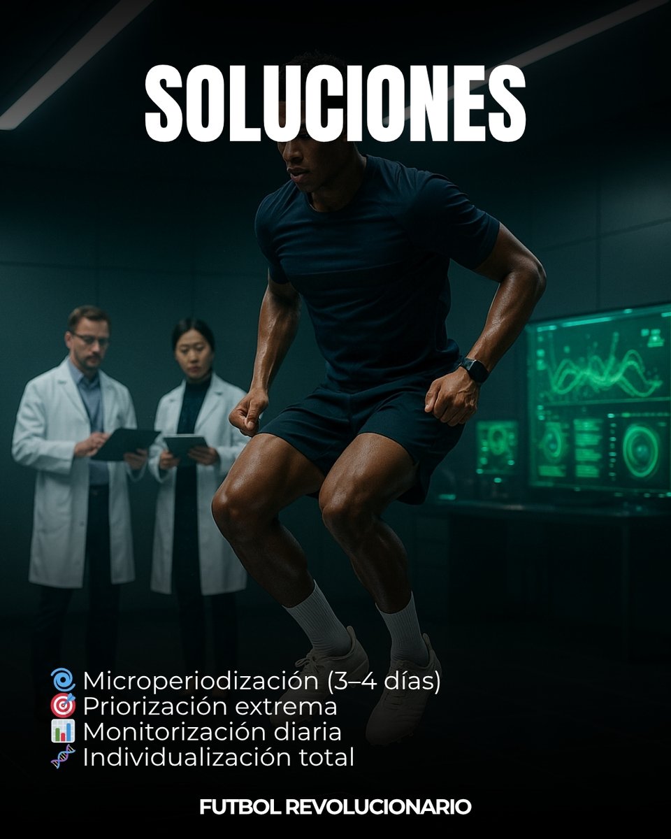⚠️ ESCENARIOS EXTREMOS
¿Y si NO hay periodo transitorio?
😰 Pasar de competir a preparar sin descanso tiene precio:

💢 +60% lesiones
📉 ↓ Rendimiento
🧨 Burnout

🛠️ Soluciones:
→ Microciclos 3–4 días
→ Control diario
→ Plan B individualizado

#PrevenciónLesiones #Fatiga