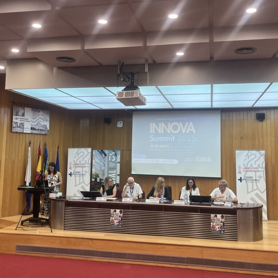 AIJU_Tecnologi's tweet photo. En el marco de #INNOVASummit, organizado por @isabial_iis, se presentaron soluciones que conectan ciencia y tecnología para transformar la atención médica.
#AIJUtecnología #eHealth #RealidadVirtual https://t.co/cbJ0MU6KB0
