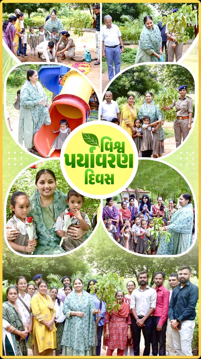 GmcPoicds's tweet photo. માન.મંત્રીશ્રી સામાજિક ન્યાય અને અધિકારીતા, મહિલા અને બાળ કલ્યાણ શ્રીમતી ભાનુબેન બાબરીયા દ્વારા ગાંધીનગર શહેરના બોરીજ ગામની આંગણવાડી ના બાળકો સાથે પુનિત વન ખાતે "વૃક્ષારોપણ" કર્યું.
#EkPedMaaKeNaam #PlantTrees #PunitVan #GandhinagarMunicipalCorporation #ICDSGMC https://t.co/TgCgXDDLPv