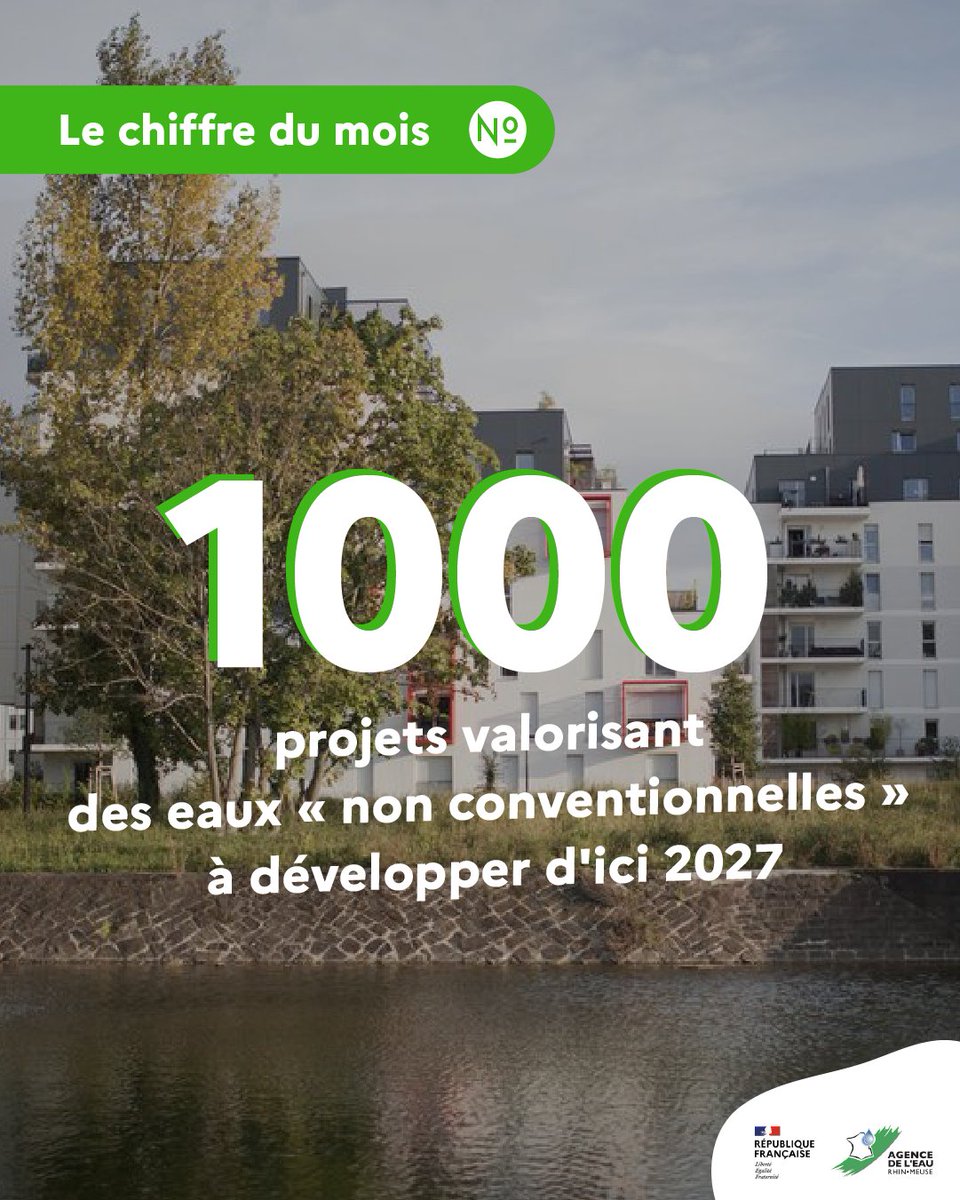 💧 1000 projets d’ici 2027 pour valoriser les eaux non conventionnelles (pluie, eaux usées traitées, eaux grises…) 🌿
Objectif : économiser l’eau potable pour des usages comme l’arrosage ou le nettoyage.