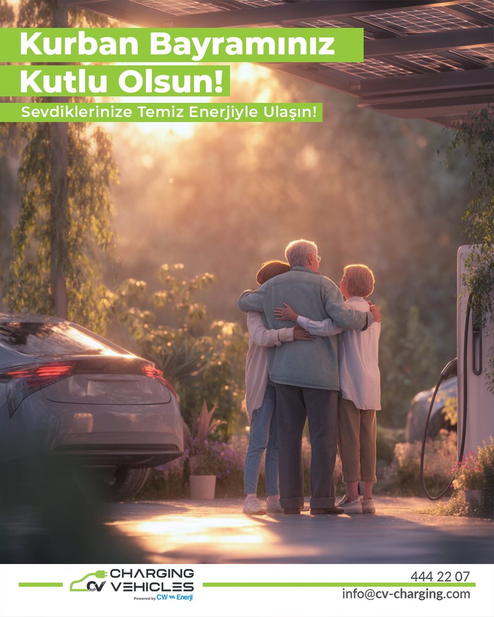 Kurban Bayramınız Mübarek Olsun

#cvchargingvehicles