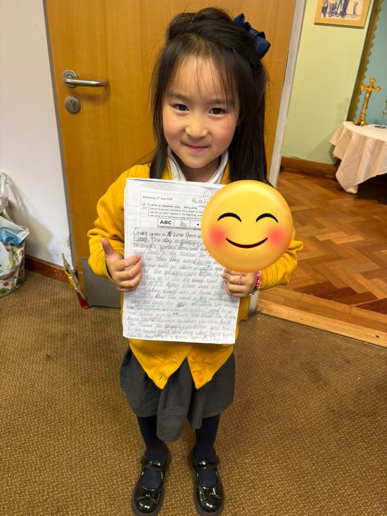 A fantastic piece of written work by one of our Y1 pupils. 
We are so impressed with the standard of writing! Well done!