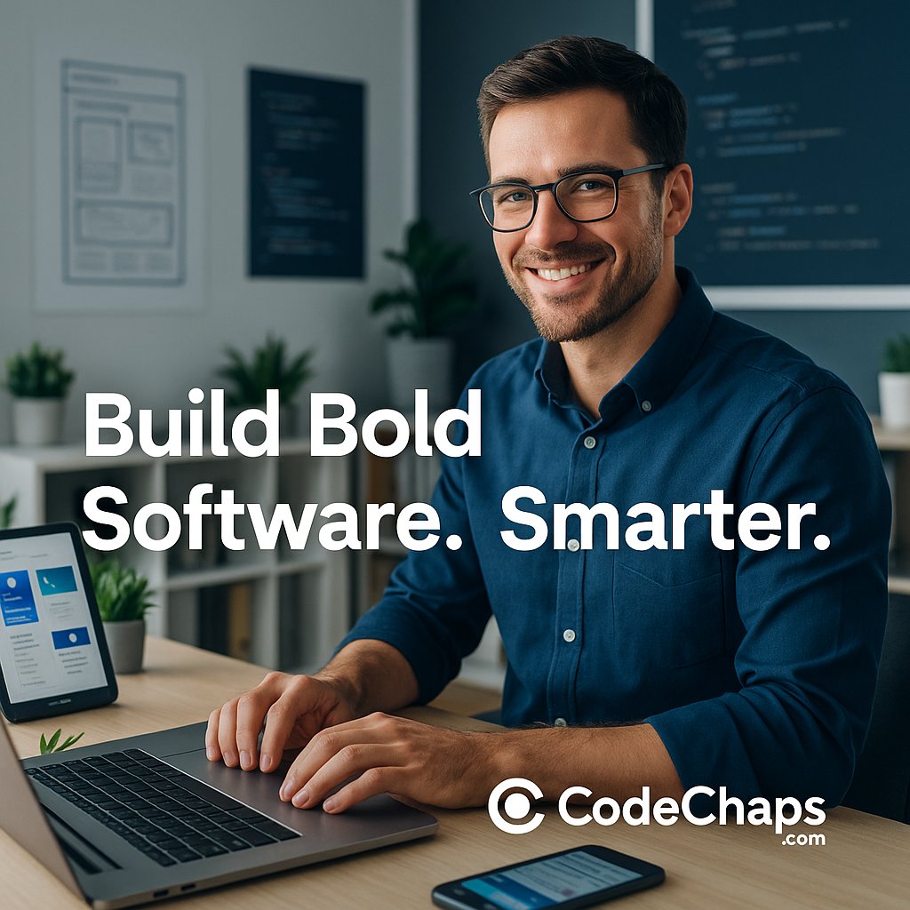 CodeChaps's tweet image. 🚀 Building Bold Software, the Smarter Way.
💡 Need a solution that fits your workflow?
🔧 Tired of cookie-cutter software that doesn’t quite work?
Let’s build something better. Together.
👉 Explore our work at codechaps.com
#SoftwareDevelopment #CustomApps #CodeChaps