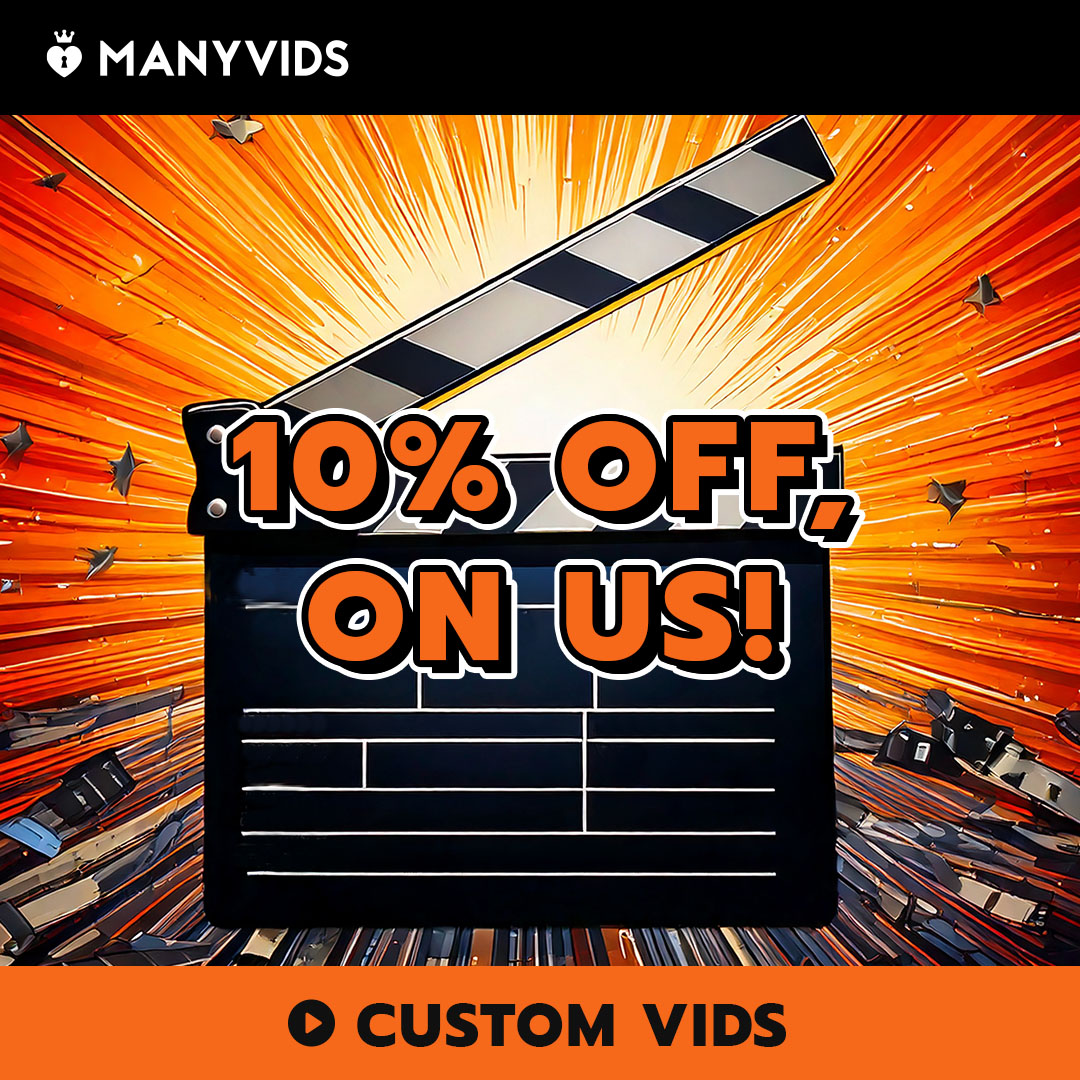 Director's Cut is back! From June 9th, 10 AM ET to June 12th, 10 AM ET, enjoy 10% OFF all Custom Vids—our treat! 🎬

Ready to bring your fantasy to life? Collaborate with your fav Creators and make Vid magic! 🔥

Details ▶️ tinyurl.com/27kbytve