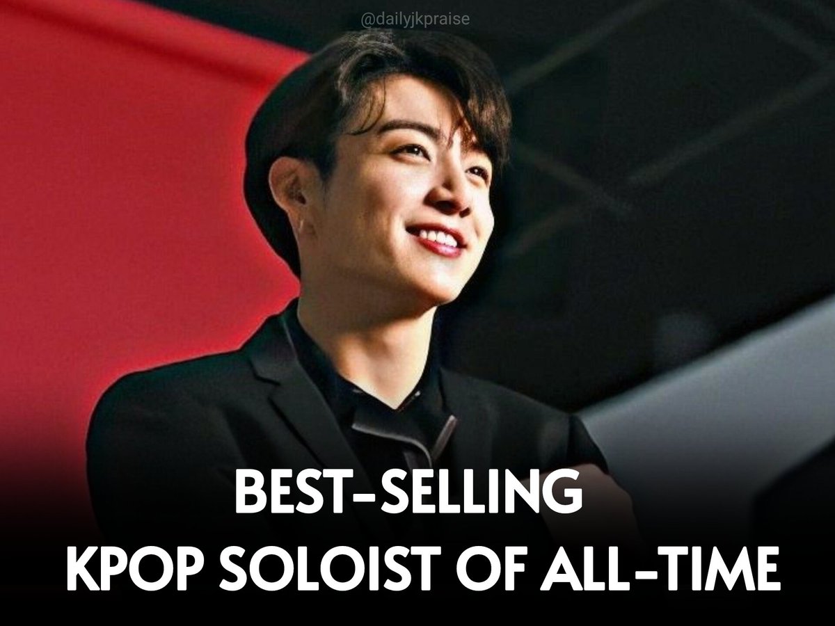 Jungkook now ranks among the Top 450 Best-selling artists of All-time, with over 14.6 Million total EAS, a remarkable solo achievement that stands tall among Global music giants. He's the ONLY K-pop soloist on the list.