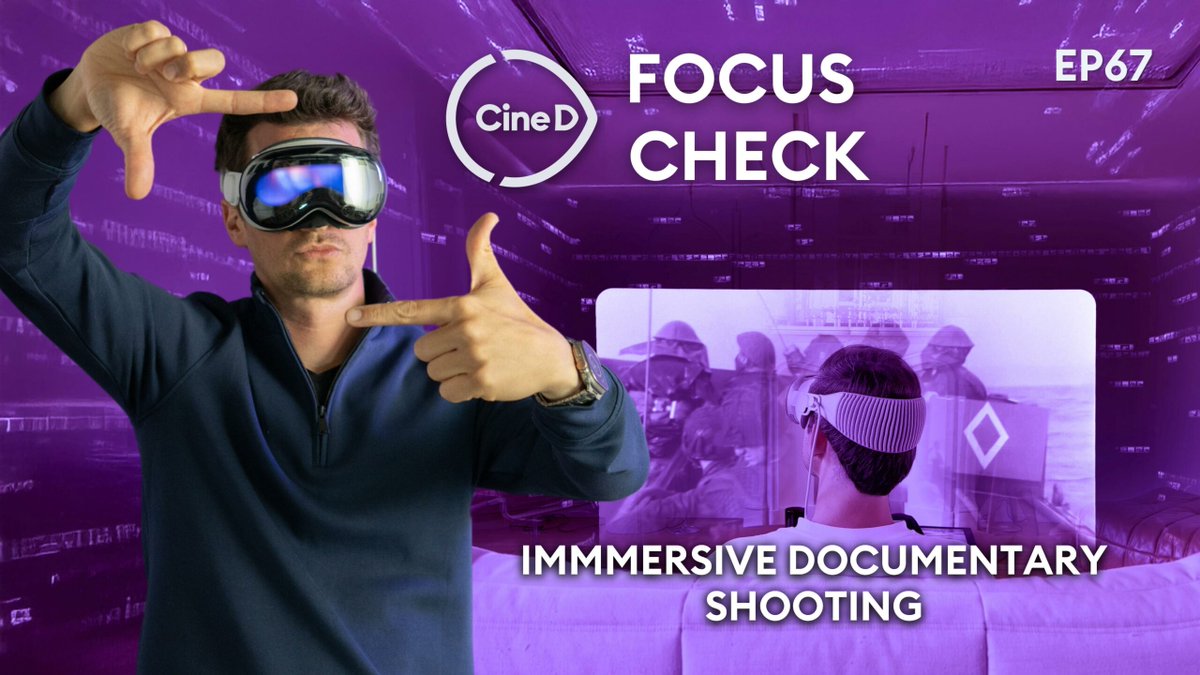 Filming for Apple Vision Pro - Behind the Scenes of "D-Day: The Camera Soldier" - CineD Focus Check Ep67 - cined.com/?p=384124