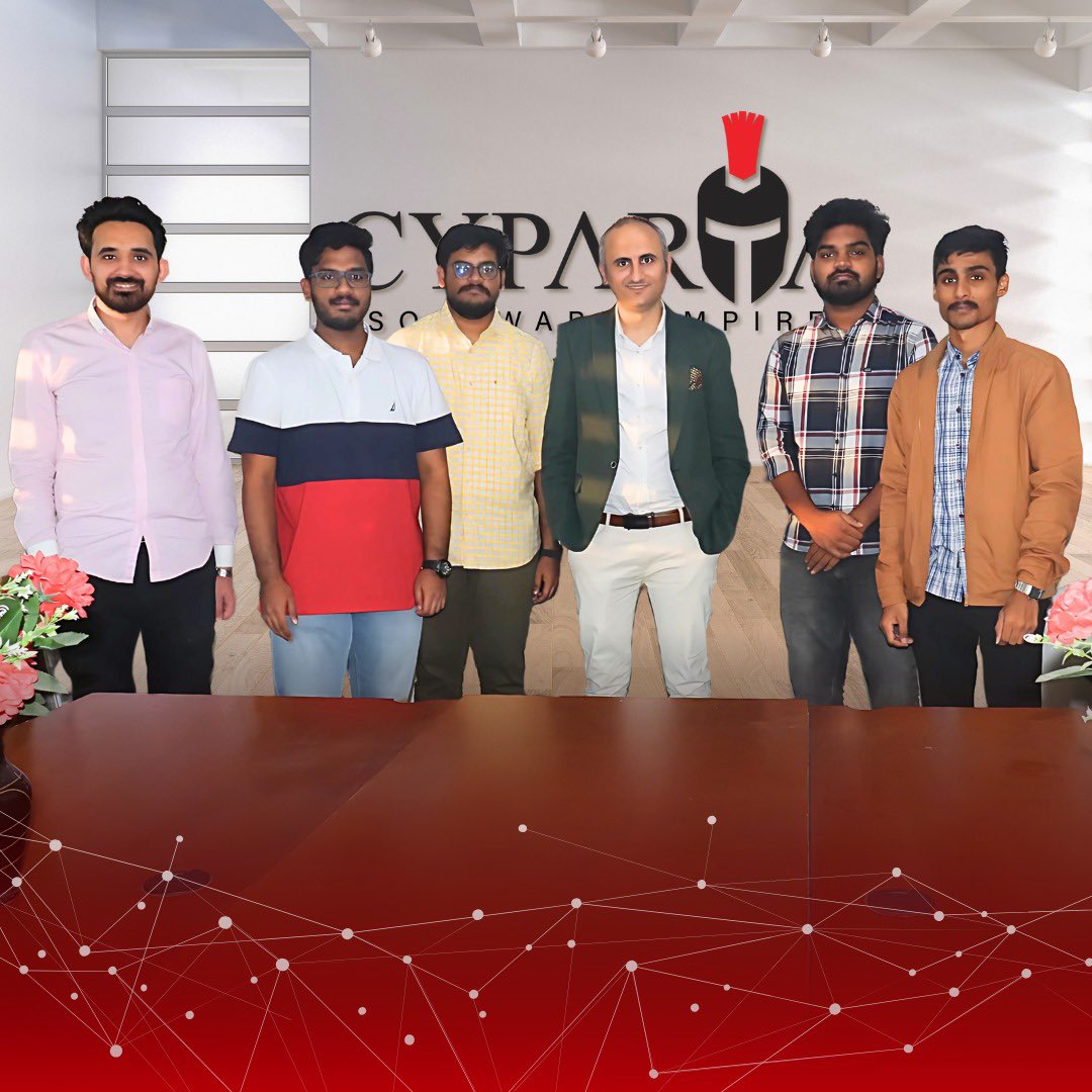 CypartaCompany's tweet photo. Welcoming Our New Interns from India! 🇮🇳
We're excited to welcome a group of talented students from SRM University – AP to Cyparta Software House for their summer internship! 💼✨

They’ve just completed their 2nd year and are stepping into the professional world with passion and curiosity. Here's to a journey full of learning, innovation, and growth! 🚀

👨‍💻 Meet our interns:
🔹 Praneeth Gadipudi 
🔹 HEMANTH KUMAR AMARTHI 
🔹 Dhanesh Sai Maddukuri
🔹 Harshith Sai Gottipati 

📍 From: SRM University - AP
🎓 Academic Level: Completed 2nd Year – Currently entering 3rd Year

Welcome aboard, and let’s make this internship unforgettable! 🌟
#Cyparta #Internship #SRMUniversity #WelcomeInterns #FutureTechLeaders