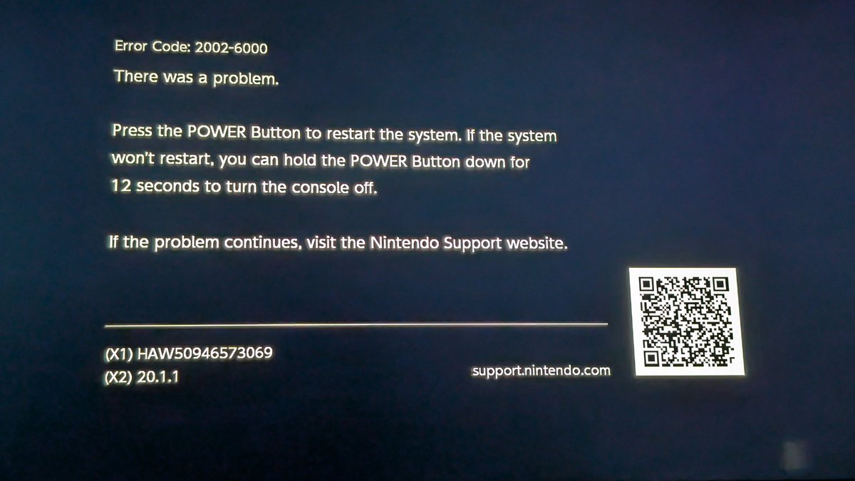 so unfortunate update! I cannot use my Switch 2 until Nintendo figures out this error code according to their support. amazing!