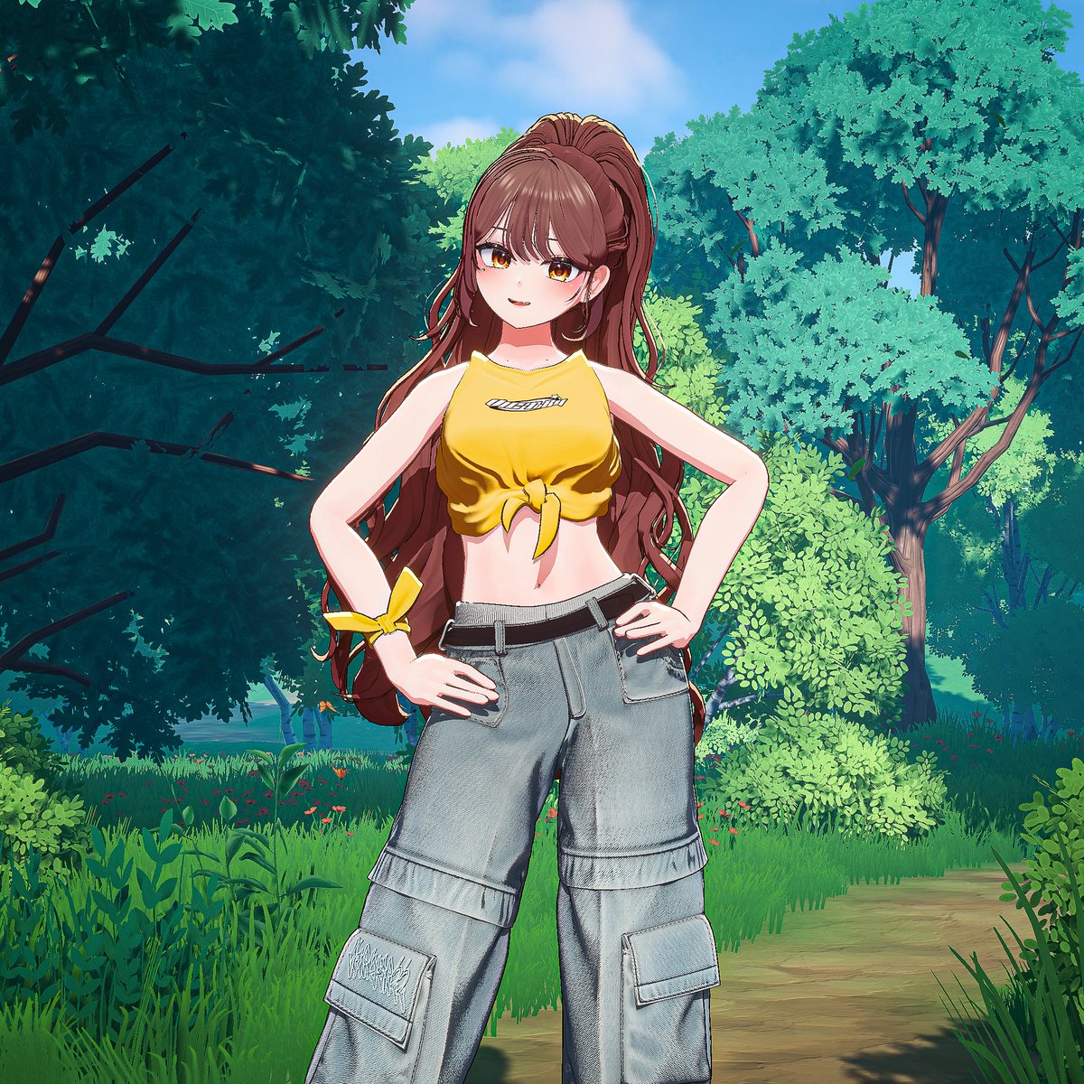 빅토리님 댄스 의상 대응, 헤어 수정 해드렸습니다 💛
포니테일 헤어는 mi_no님께서 세팅해주셨어요!
#MELIGO #NiloToon