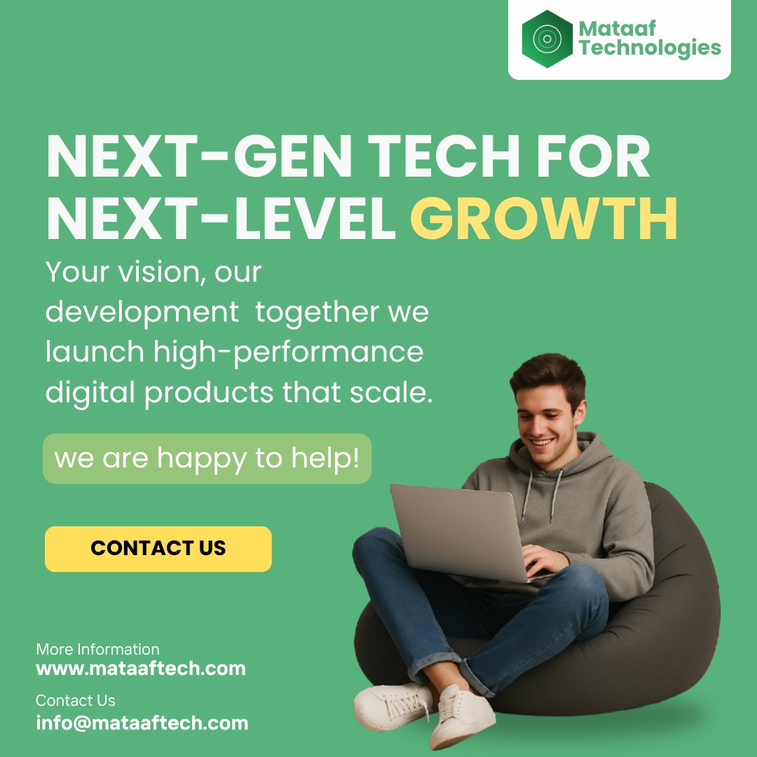 mataaftech's tweet photo. ⚡ Your growth × Our tech = Unstoppable!
Scalable digital solutions tailored for you.
👉 https://t.co/ozQVu557EU
#BuiltForTomorrow https://t.co/xVTdFJx75C