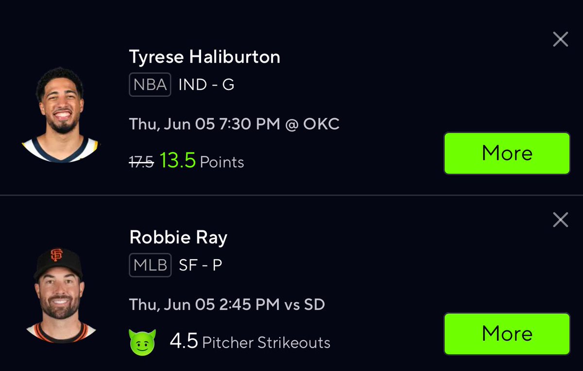 Here’s some dinner money for tonight 🤝❤️

Prize Picks NBA Discount 🏀

Like ❤️ If Tailing. 

#gamblingX