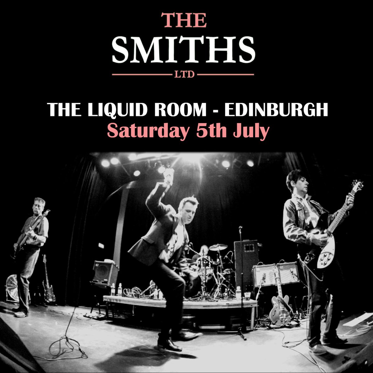 thesmithsltd's tweet image. 🎋💐🥀EDINBURGH🎋🥀💐
Auld Reekie, we'll be with you next month Saturday 5th July at a new venue for us - @LIQUIDROOMS
Tickets 👉 skiddle.com/whats-on/Edinb…