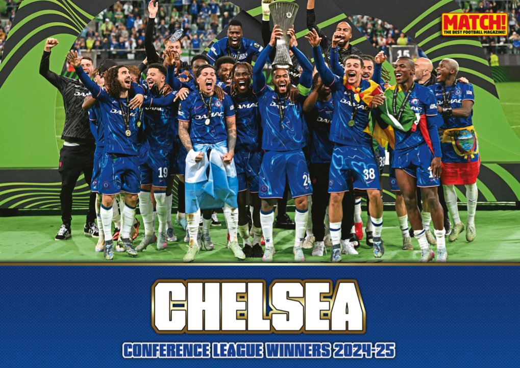 There's a celebratory poster in MATCH's June 10 issue,
<a href="/ChelseaFC/">Chelsea FC</a> fans! 😁

In shops now! 🥳