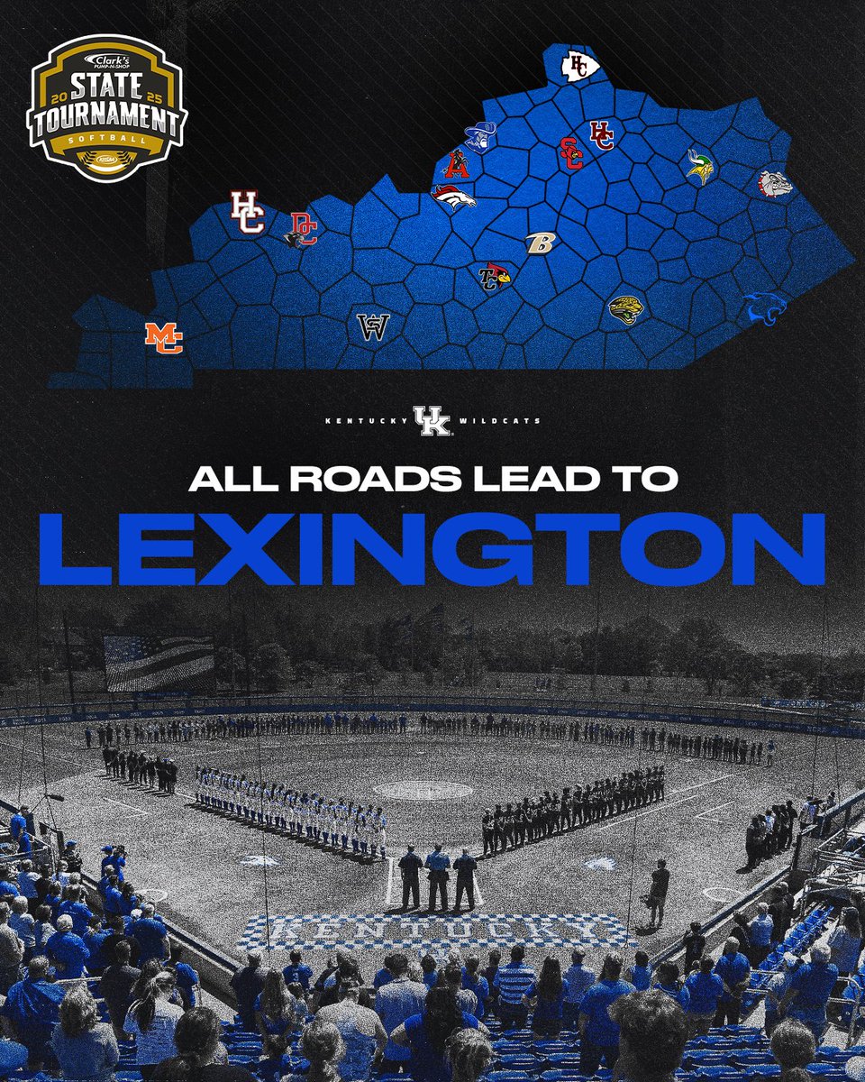 Good luck to all the teams competing at John Cropp Stadium this weekend for the Kentucky State Championship!! 🥎 🏆