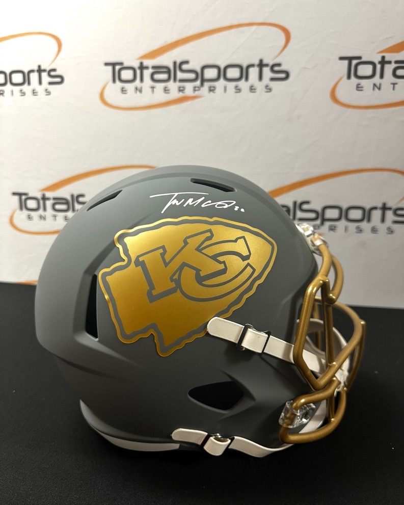 DEAL OF THE DAY!

This Trent McDuffie Autographed Full Size Slate Replica Helmet is $299 for the FIRST person to use discount code "SLATE22" at checkout!

⬇️⬇️⬇️

tsekansascity.com/products/trent…