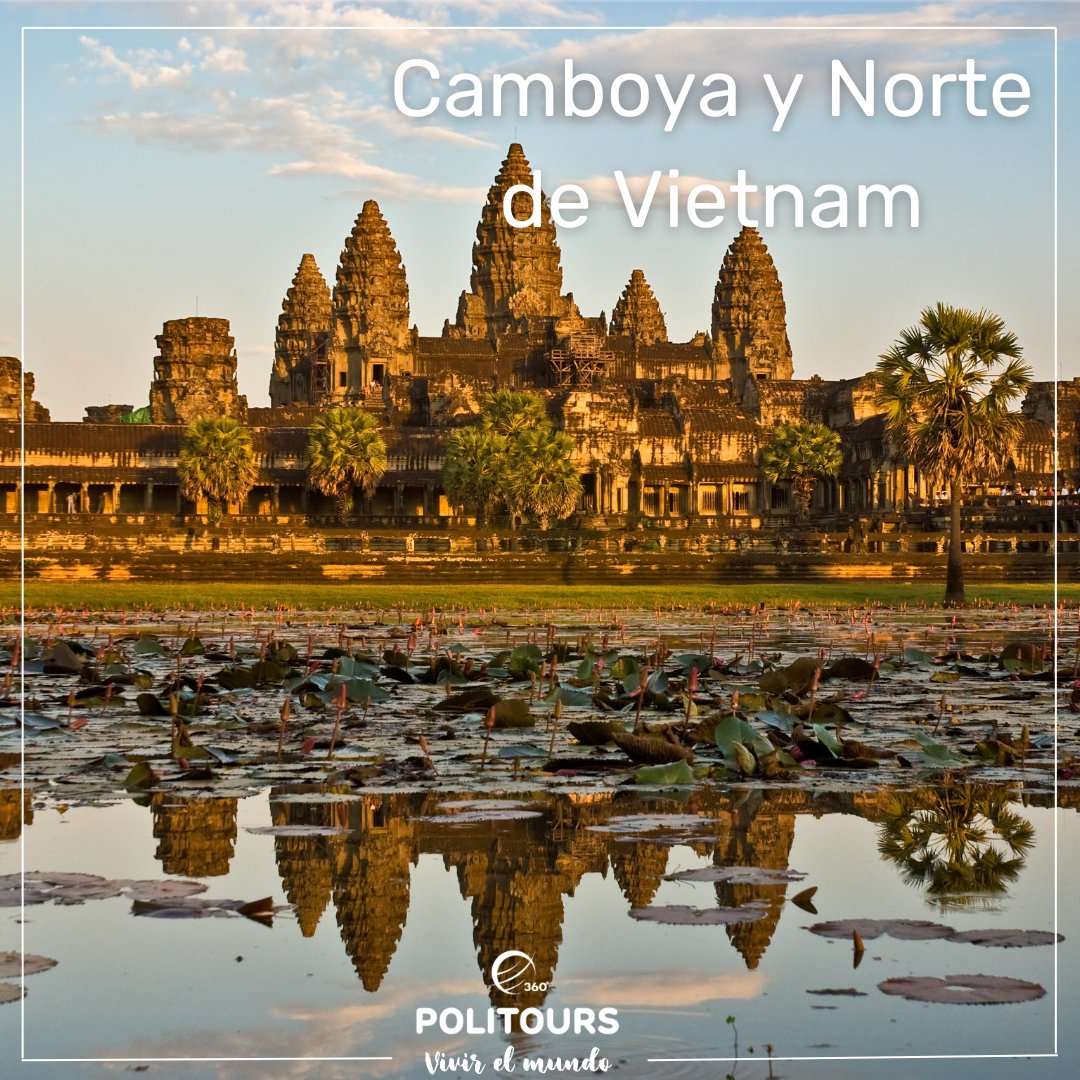 politours360's tweet photo. 🌏 Oferta: Camboya y Norte de Vietnam.

🏯 Templos milenarios, paisajes de ensueño y culturas vibrantes te esperan.

¡Una experiencia única en el Sudeste Asiático!

#camboya #vietnam https://t.co/czAz0pGMx2