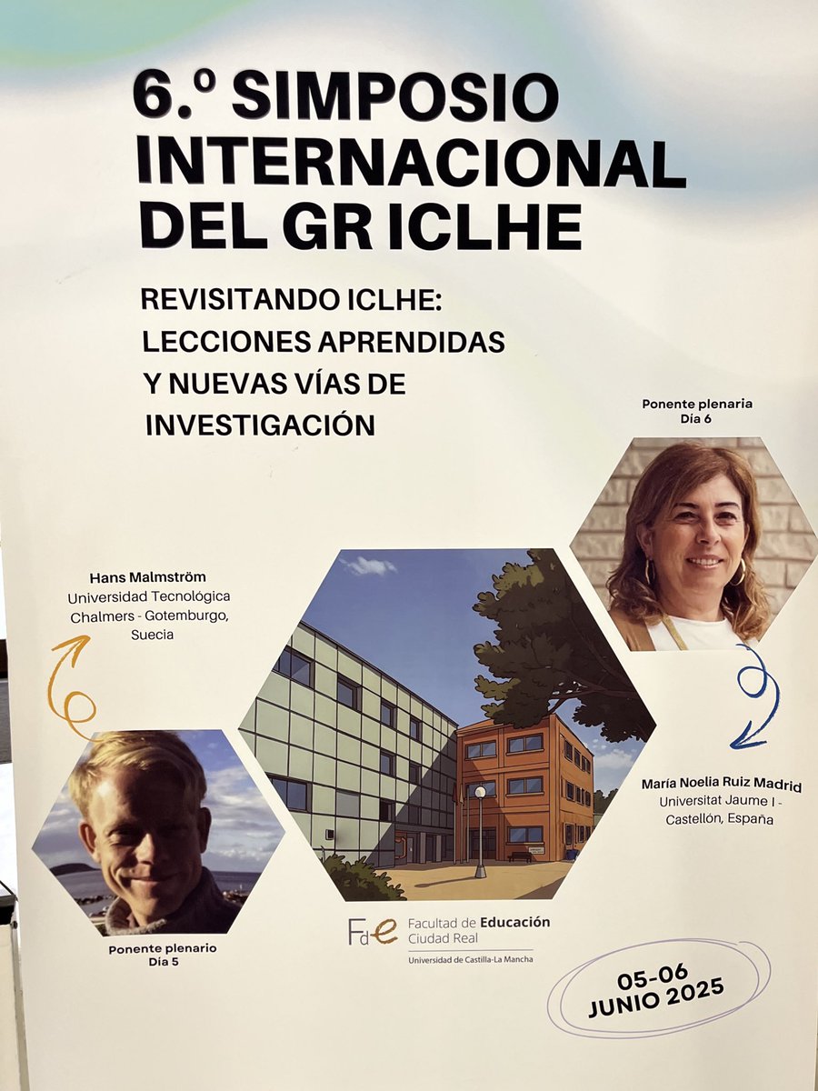 Lucas Baeyens (@lucasbaeyens) on Twitter photo ¡Queda inaugurada la 6ª edición del Simposio <a href="/ICLHE_Spain/">ICLHE RG Spain</a> en la <a href="/FEdCR_oficial/">Facultad de Educación de Ciudad Real (UCLM)</a> de Ciudad Real! Es un orgullo recibiros a todos y todas desde la <a href="/uclm_es/">Universidad de Castilla-La Mancha</a> con los brazos abiertos. Really looking forward to two days full of fascinating talks and experiences on EME & ICLHE 😊 #ICLHE6 ¡Queda inaugurada la 6ª edición del Simposio <a href="/ICLHE_Spain/">ICLHE RG Spain</a> en la <a href="/FEdCR_oficial/">Facultad de Educación de Ciudad Real (UCLM)</a> de Ciudad Real! Es un orgullo recibiros a todos y todas desde la <a href="/uclm_es/">Universidad de Castilla-La Mancha</a> con los brazos abiertos. Really looking forward to two days full of fascinating talks and experiences on EME & ICLHE 😊 #ICLHE6