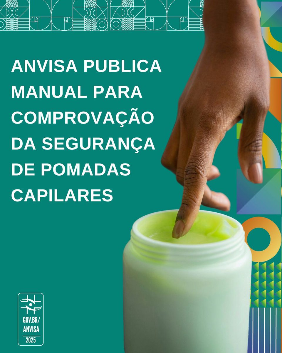 Está disponível, no portal da Anvisa, o Manual para Comprovação da Segurança Cutânea e Ocular de Pomadas Capilares, que orienta o setor regulado sobre os estudos e as documentações necessárias para o processo de registro, garantindo que apenas produtos seguros cheguem ao mercado.