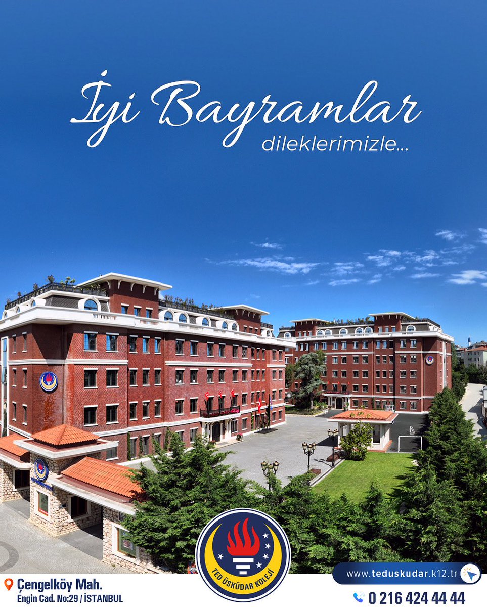 Sevdiklerinizle birlikte sağlık, mutluluk ve huzur dolu bir bayram geçirmenizi dileriz. İyi Bayramlar! 🍬🌸 #TED #TEDüsküdarkoleji #iyibayramlar