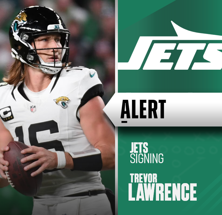 TheIFLeague's tweet photo. The New York Jets are signing QB Trevor Lawrence to a 3 year/$16M deal with $10.5M in guarantees.  Lawrence is expected to backup MVP Joe Burrow https://t.co/yLNVX0gWGo