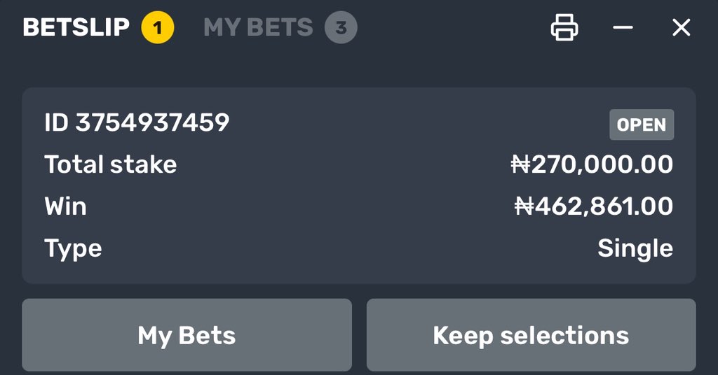 ⭐️ BET OF THE DAY ON CAMPEONBET ⭐️

💓 BOOKING CODE➡️ S916N

1️⃣Register&amp;Deposit / Play here ➡️go.campeonaffiliatesdirect.com/visit/?bta=379…
➡️use only the link to register to get $800 on your first deposit