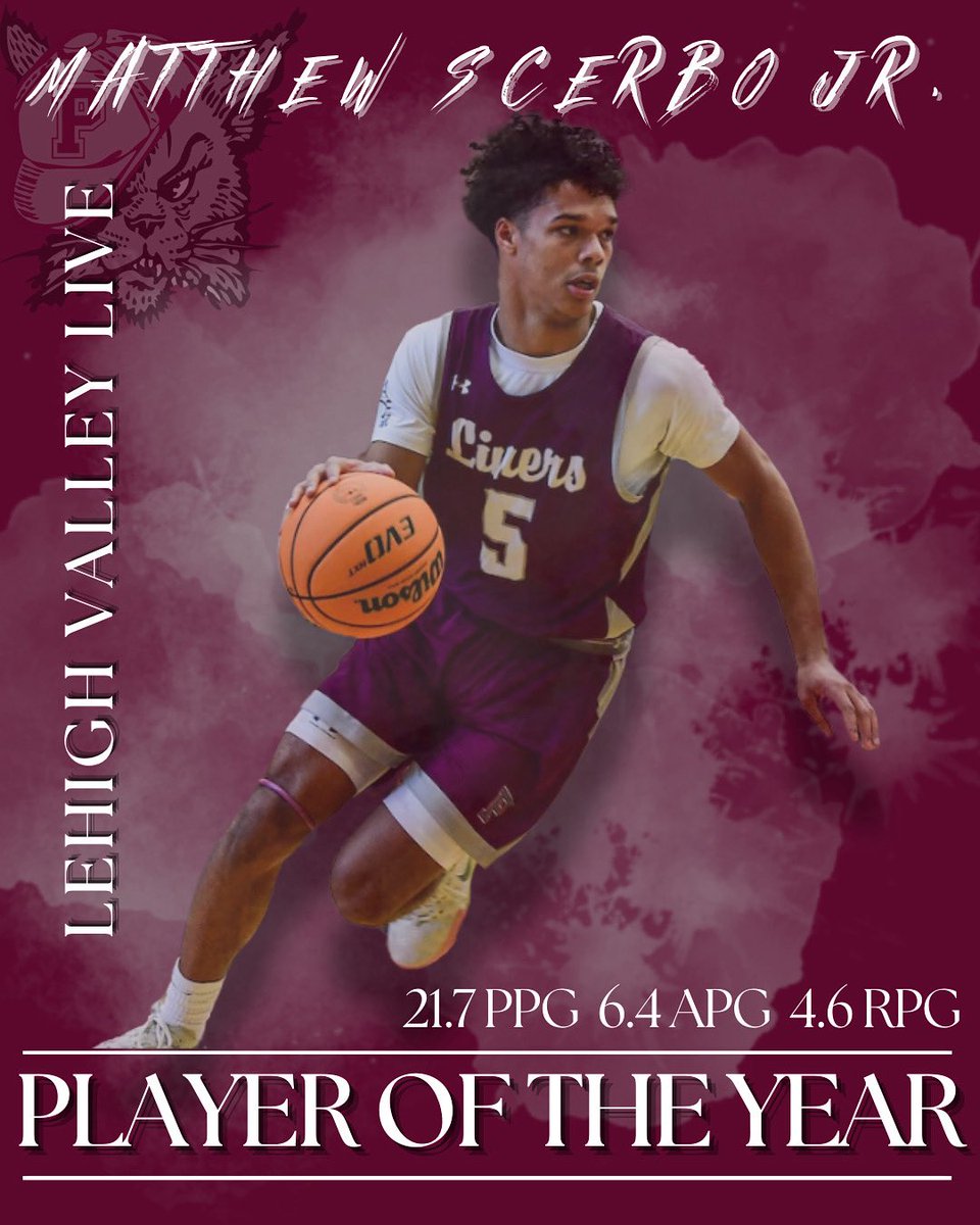 Stateliners Basketball (@pburghoops) on Twitter photo Congrats to <a href="/PburgHoops/">Stateliners Basketball</a> All Time Leading Scorer <a href="/MatthewScerbojr/">Matthew Scerbo jr</a> for being named <a href="/LVHSSports/">Lehigh Valley Sports</a> Player of the Year.
#ALLIN
<a href="/PHSStateliners/">Phillipsburg Athletics</a> Congrats to <a href="/PburgHoops/">Stateliners Basketball</a> All Time Leading Scorer <a href="/MatthewScerbojr/">Matthew Scerbo jr</a> for being named <a href="/LVHSSports/">Lehigh Valley Sports</a> Player of the Year.
#ALLIN
<a href="/PHSStateliners/">Phillipsburg Athletics</a>
